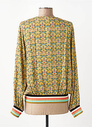 Veste casual manches longues jaune CAP JULUCA femme