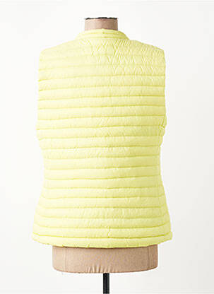Doudoune poches sans capuche jaune GERTRUDE femme