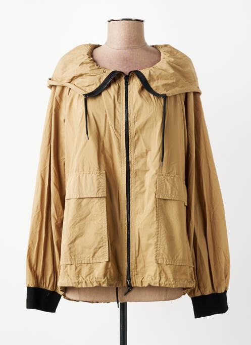 Coupe-vent poches a capuche marron CATNOIR femme