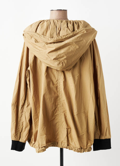 Coupe-vent poches a capuche marron CATNOIR femme