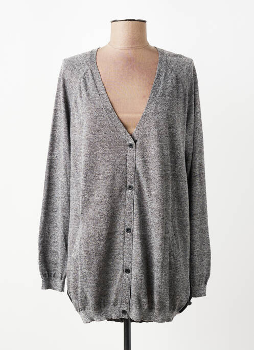 Gilet manches longues stretch gris MAISON SCOTCH femme