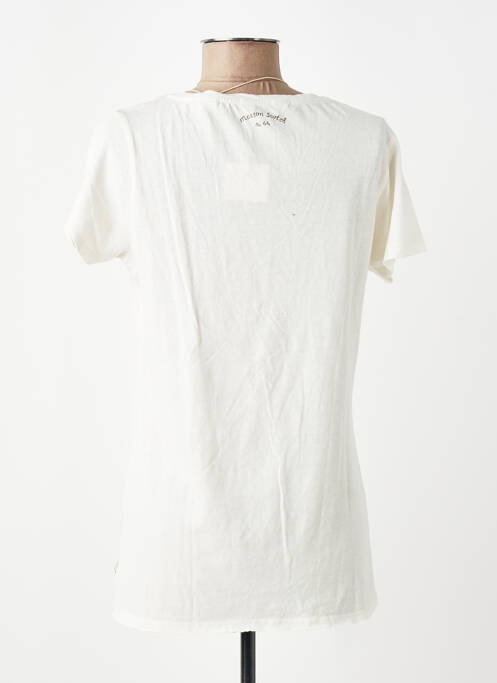 T-shirt imprimé fantaisie manches courtes jaune MAISON SCOTCH femme