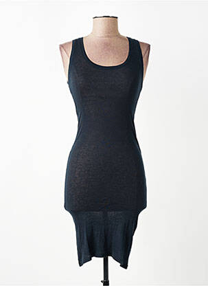 Robe mi-longue sans manche sans manche noir AMERICAN VINTAGE femme