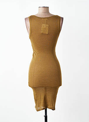 Robe mi-longue sans manche sans manche vert AMERICAN VINTAGE femme