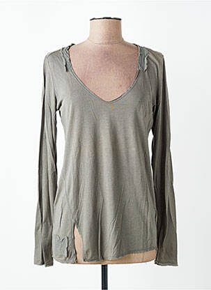 T-shirt manches longues manches longues vert SACK'S femme