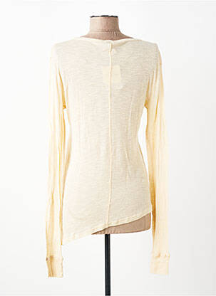 T-shirt manches longues manches longues beige AMERICAN VINTAGE femme