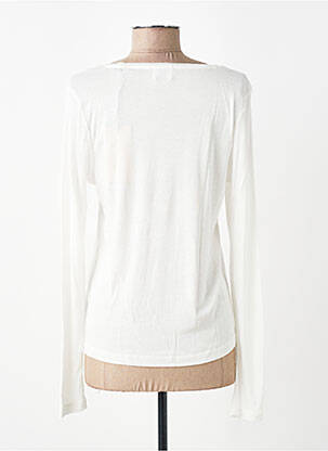 T-shirt manches longues manches longues beige SCOTCH & SODA femme