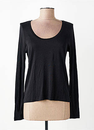T-shirt manches longues manches longues noir SCOTCH & SODA femme