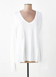 T-shirt manches longues manches longues blanc AMERICAN VINTAGE femme