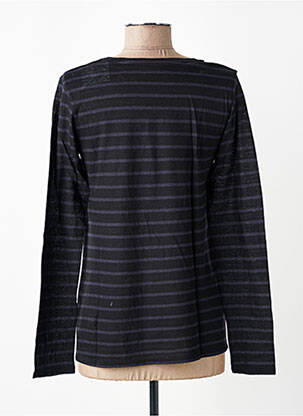 T-shirt manches longues manches longues noir MAJESTIC FILATURES femme