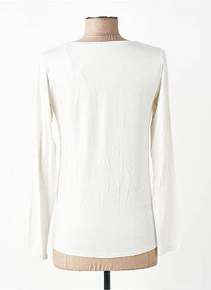 T-shirt manches longues manches longues blanc MAJESTIC FILATURES femme