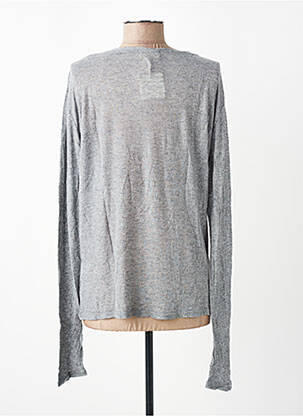T-shirt manches longues manches longues gris AMERICAN VINTAGE femme