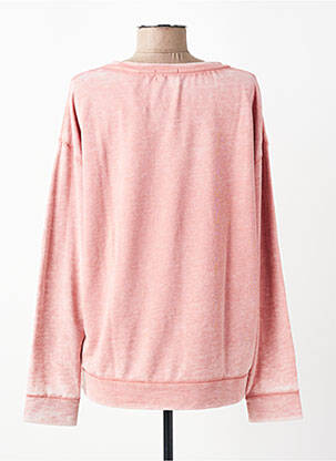 Sweat-shirt stretch manches longues rose MAISON SCOTCH femme