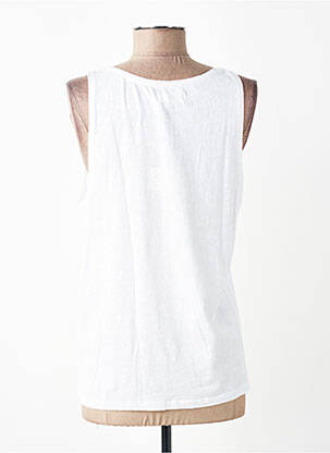 Débardeur stretch sans manche blanc HARRIS WILSON femme