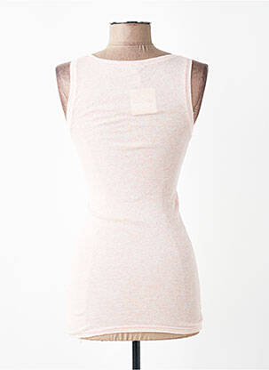 Débardeur coupe ajustée sans manche rose AMERICAN VINTAGE femme