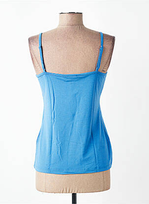 Top tissage jersey fines bretelles bleu ZILCH femme