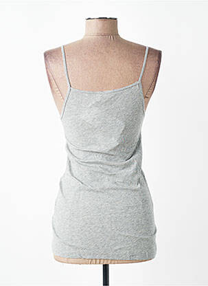 Top stretch fines bretelles gris AMERICAN VINTAGE femme