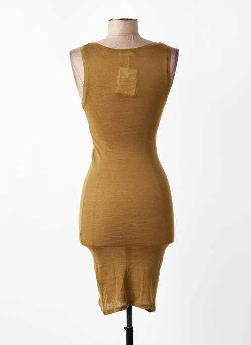 Robe mi-longue sans manche sans manche vert AMERICAN VINTAGE femme