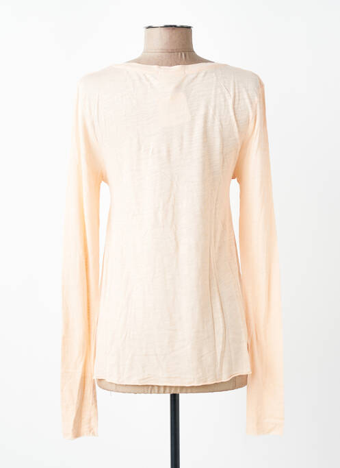 T-shirt manches longues manches longues orange AMERICAN VINTAGE femme
