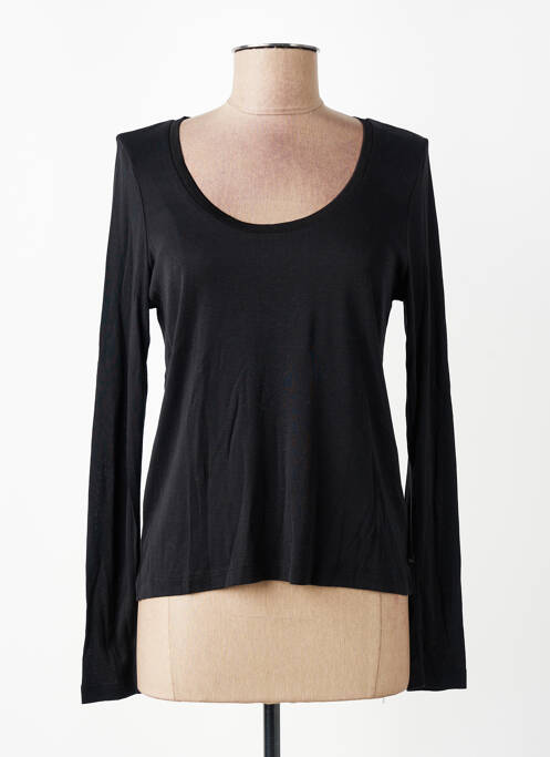 T-shirt manches longues manches longues noir SCOTCH & SODA femme