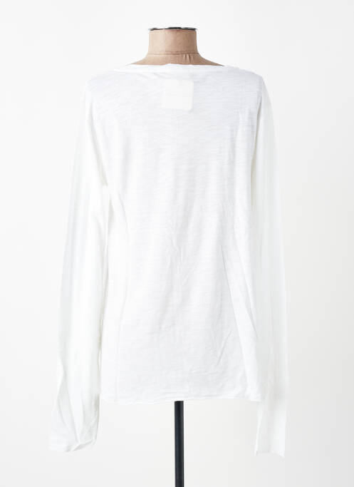 T-shirt manches longues manches longues blanc AMERICAN VINTAGE femme