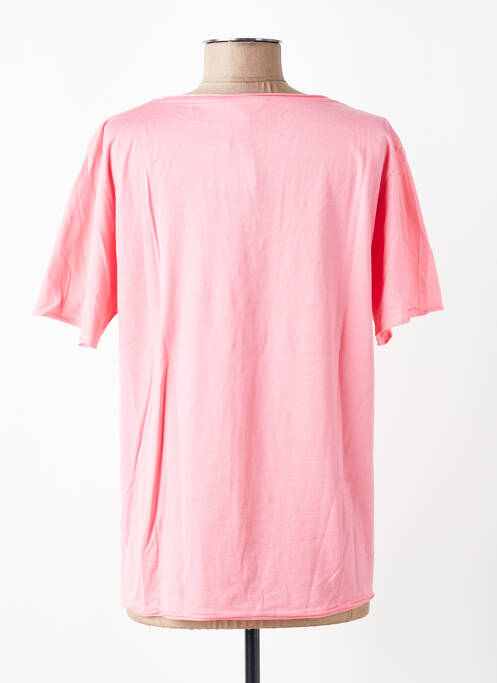 T-shirt coupe droite manches courtes rose AMERICAN VINTAGE femme