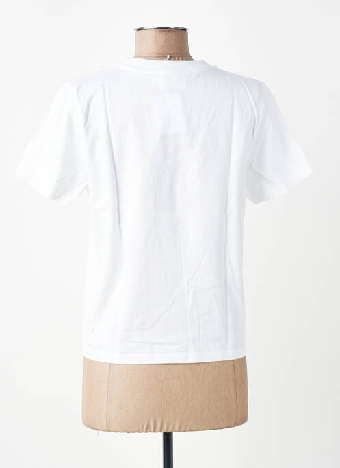 T-shirt stretch manches courtes blanc MADEMOISELLE FANI femme