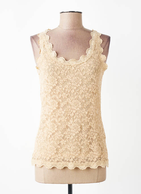 Top stretch sans manche chair CREAM femme
