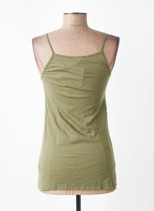 Top tissage jersey fines bretelles vert AMERICAN VINTAGE femme