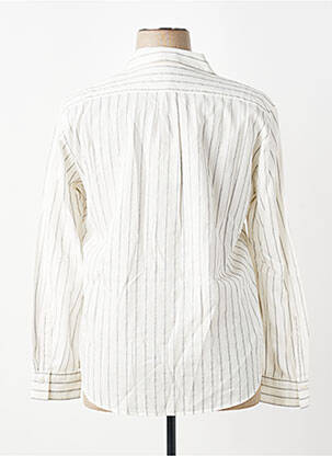 Chemisier coupe cintrée manches longues beige HARTFORD femme