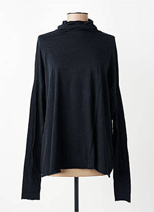 Sous-pull stretch manches longues noir AMERICAN VINTAGE femme