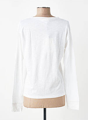 T-shirt manches longues manches longues blanc FIVE femme