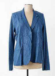 Blazer poches bleu MAJESTIC FILATURES femme