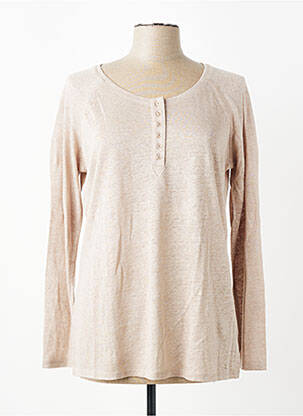 T-shirt manches longues manches longues marron ISLOW femme