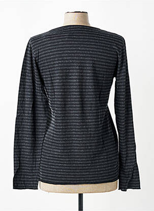 T-shirt manches longues manches longues gris MAJESTIC FILATURES femme