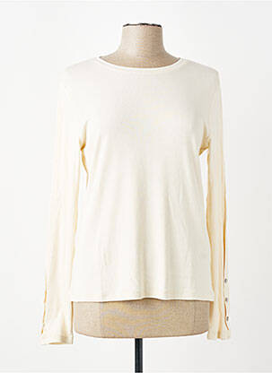 T-shirt manches longues manches longues beige YAYA femme
