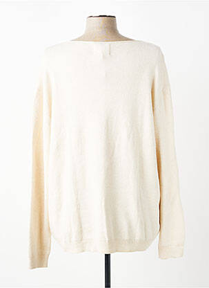 Gilet manches longues stretch beige YAYA femme