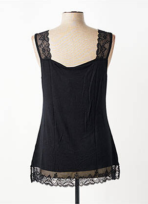 Top tissage jersey manches longues noir CREAM femme