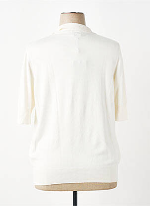 Pull stretch manches courtes beige ZILCH femme