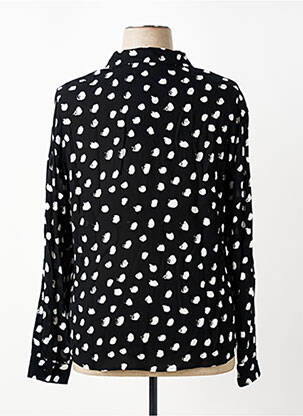 Chemisier coupe cintrée manches longues noir ZILCH femme