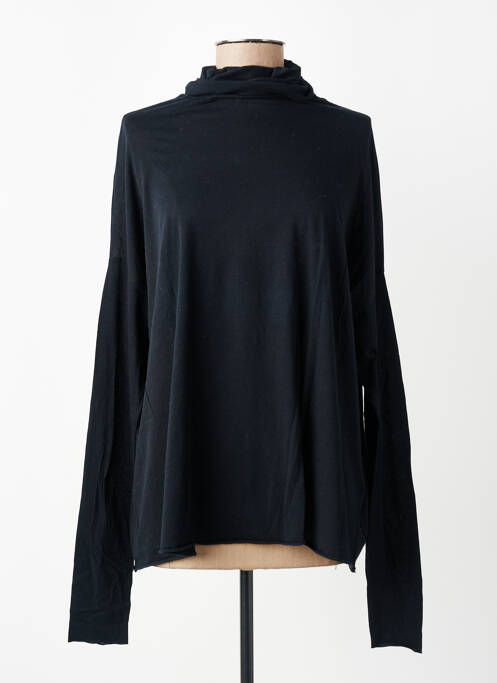 Sous-pull stretch manches longues noir AMERICAN VINTAGE femme