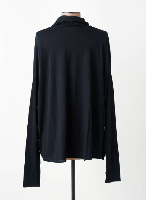 Sous-pull stretch manches longues noir AMERICAN VINTAGE femme