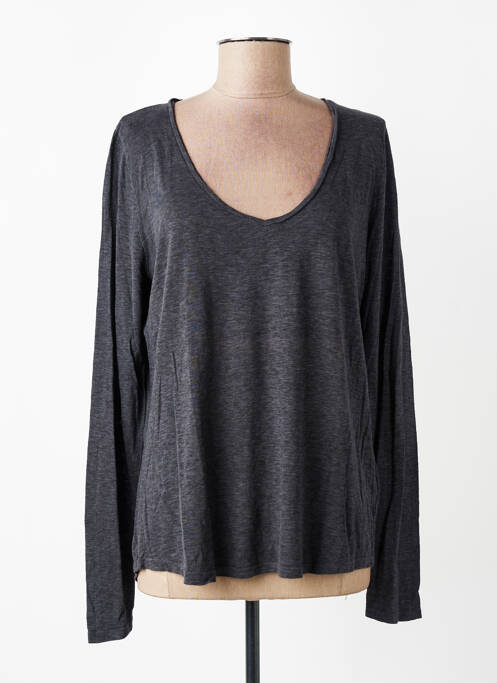 T-shirt manches longues manches longues gris HARTFORD femme