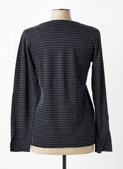 T-shirt manches longues manches longues gris MAJESTIC FILATURES femme