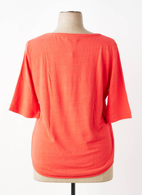 T-shirt manches mi-longues manches courtes rouge ZILCH femme
