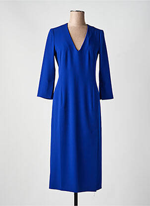 Robe longue manches longues manches longues bleu RIANI femme