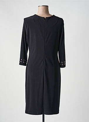Robe mi-longue manches longues manches longues noir JOSEPH RIBKOFF femme