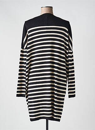 Robe pull coupe droite manches longues noir ANANKE femme
