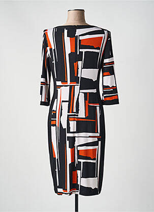 Robe mi-longue manches 3/4 manches 3/4 noir JOSEPH RIBKOFF femme