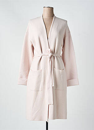 Gilet manches longues coupe cintrée beige CATNOIR femme